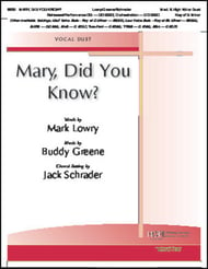 Mary, Did You Know? Vocal Solo & Collections sheet music cover Thumbnail